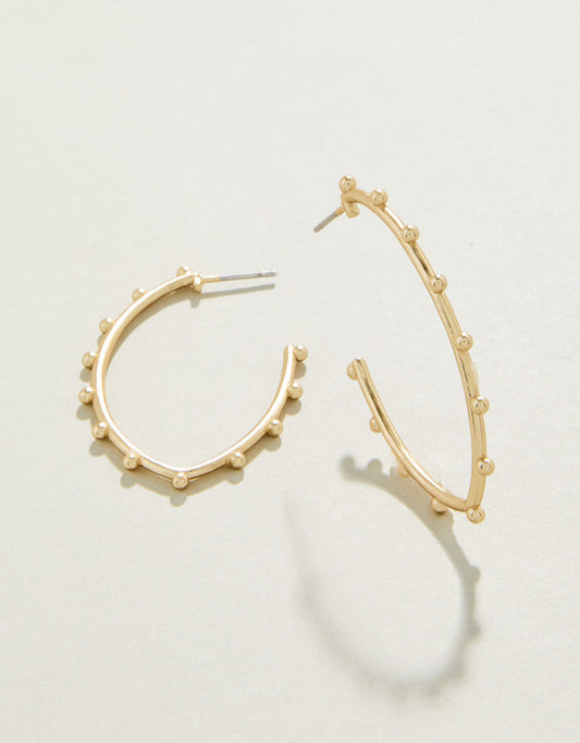 Spartina 449 Bobbi Hoop Earrings-Gold