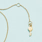 Spartina 449 SP Locked in Love Necklace 16"- Heart Padlock