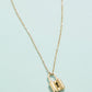 Spartina 449 SP Padlock Necklace 16"-Gold