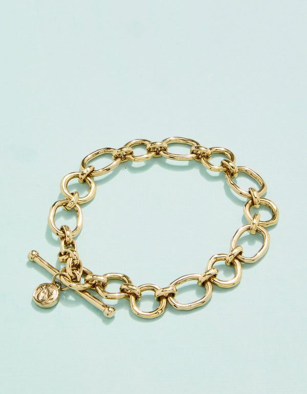 Spartina 449 SP Calhoun Toggle Bracelet 7.25-8"-Gold