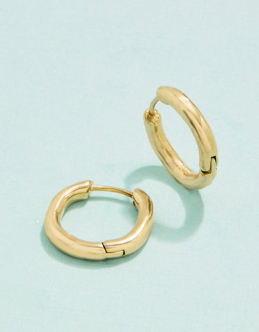 Spartina 449 SP Moonglade Hoop Earrings- 15mm-Gold