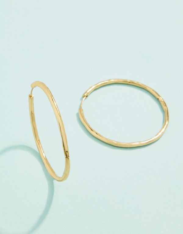 Spartina 449 SP Moonglade Hoop Earrings 40mm Gold