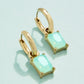 Spartina 449 SP Emerald Drop Convertible Hoop Earrings-Sea Foam