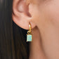 Spartina 449 SP Emerald Drop Convertible Hoop Earrings-Sea Foam