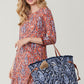 Spartina 449 Island Fringe Dress - Marsh Boardwalk Paisley Tomato