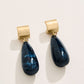 Spartina 449 Dew Drop Earrings-Navy