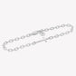 Rizen Mini Chain Breaker Cross Bracelet-Silver