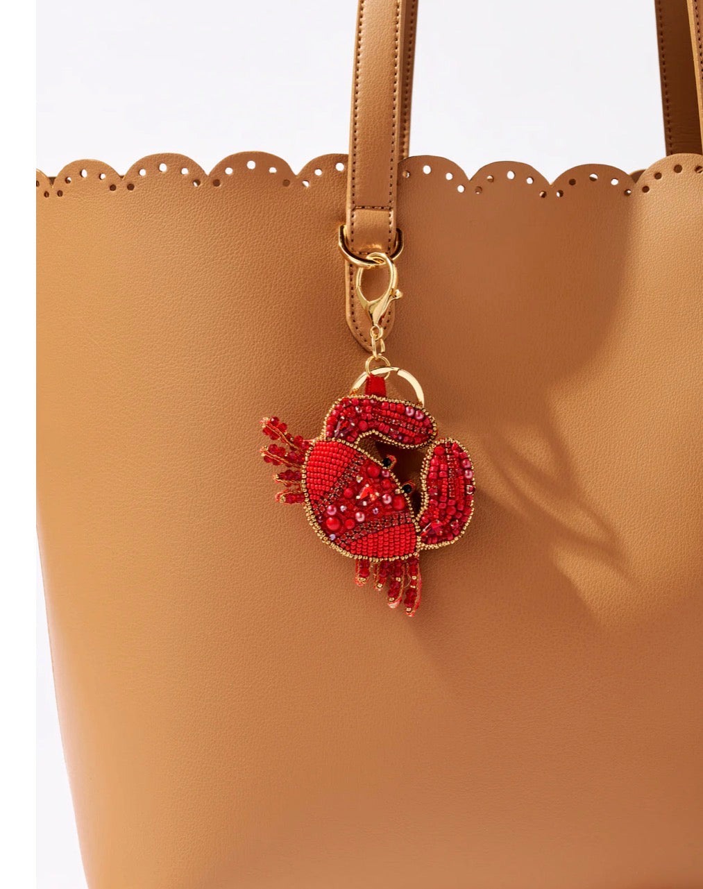 Shiraleah "Crab” Beaded Charm/Key Ring