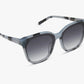 DIFF Eyewear “Gia” Retro Blue Tortoise + Grey Gradient Sunglasses
