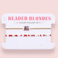 Beaded Blondes "Alabama Logo" Sprinkle Bracelet Stack-Standard 6.75"