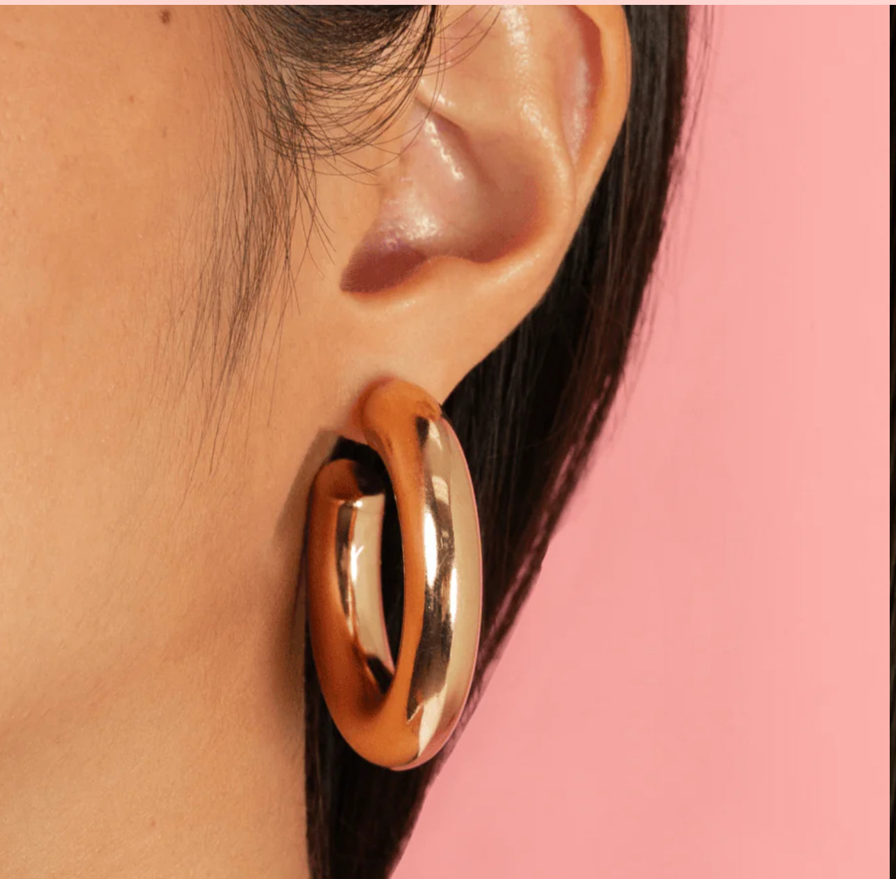 LeMel Tube Hoop Earrings-Large