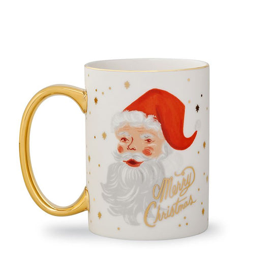 Rifle Paper Co. "Winking Santa" Porcelain Mug