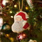 Rifle Paper Co. "Santa"  Embroidered Ornament