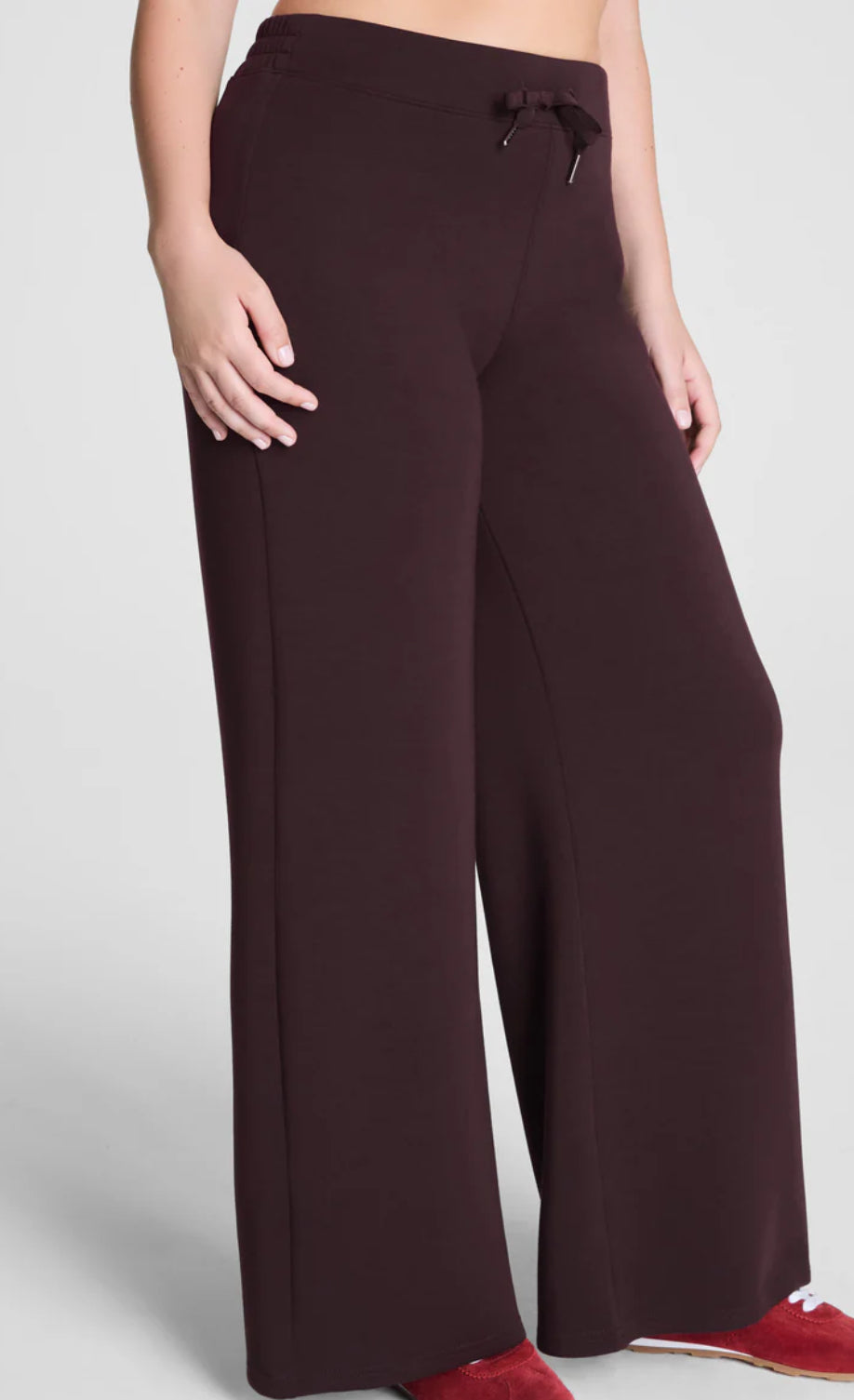 Spanx Air Essentials Wide Leg Pant-Truffle