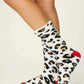 PJ Salvage Cozy Crew Socks-Cheetah