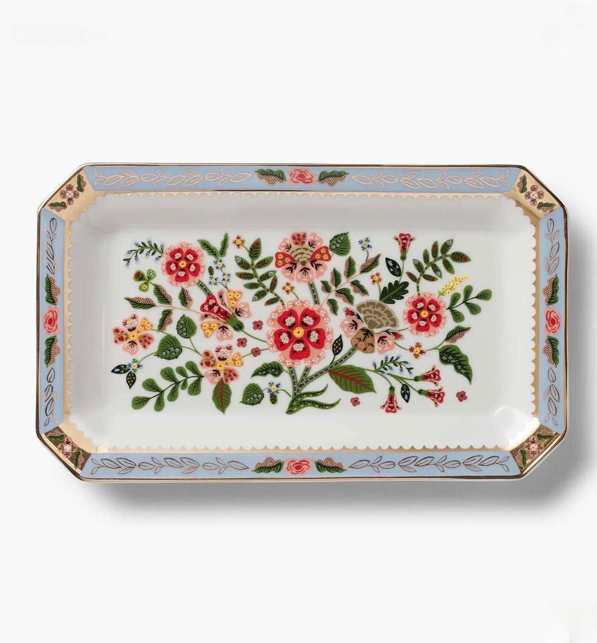 Rifle Paper Co. "Gracie" Large Catchall Porcelain Tray