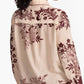 Johnny Was Open Neck Shirt-Aquijio