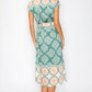 Meet Me in Santorini Button Down Dress-Olive Shell