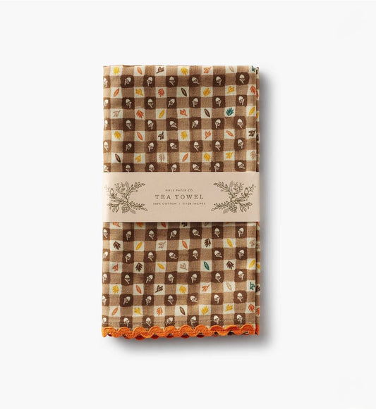 Rifle Paper Co. "Harvest Gingham" Tea Towel