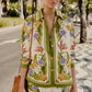 Farm Rio Sand Tropical Scarf Lenzing™ Ecovero™ Euroflax™ Shirt
