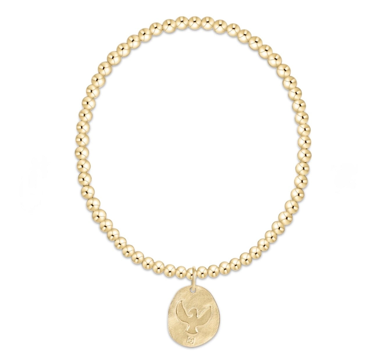 Enewton "Classic" Gold 3mm Bracelet-Inspire America Gold Disc