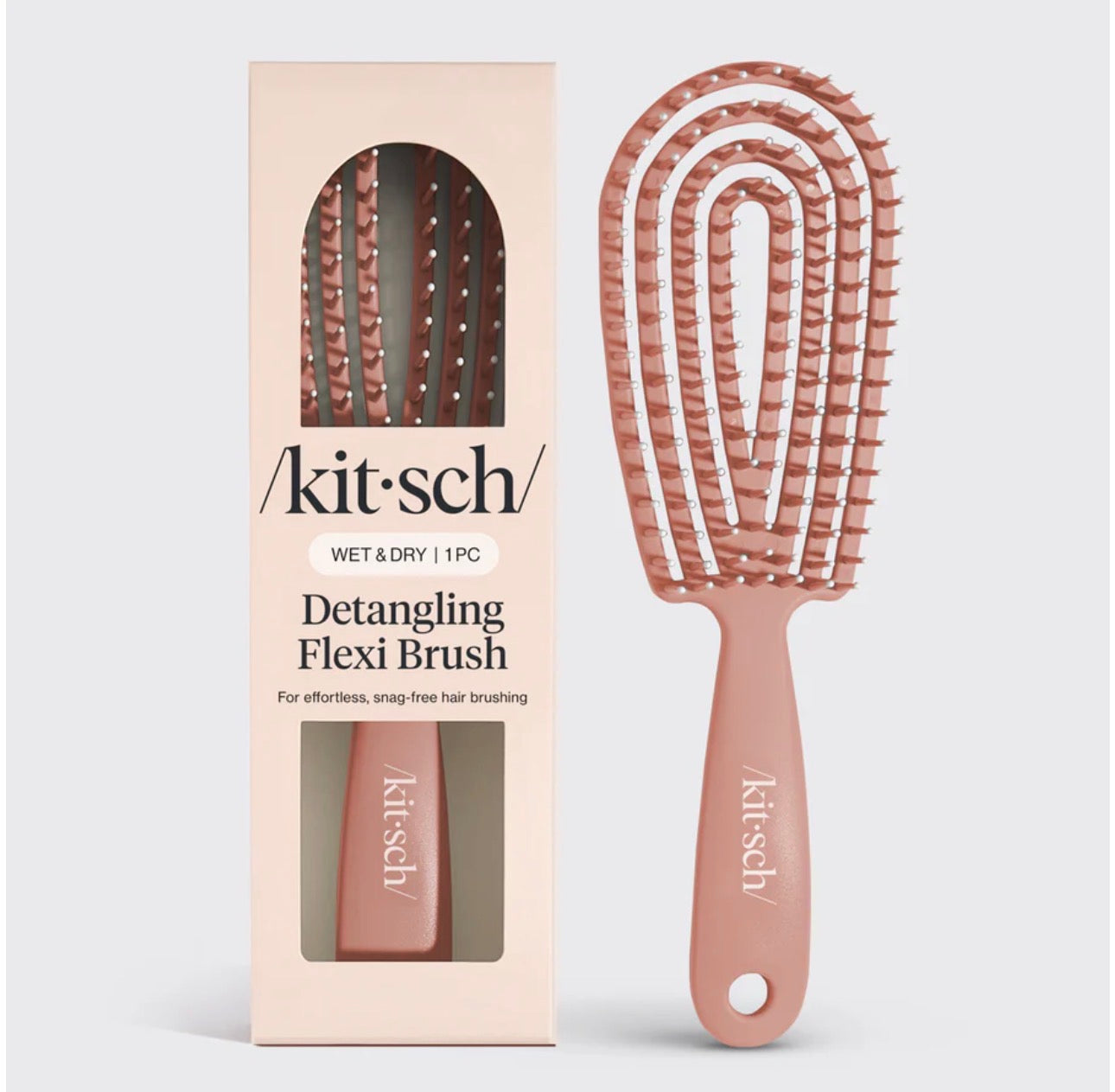 Kitsch Detangling Flexi Brush-Terracotta