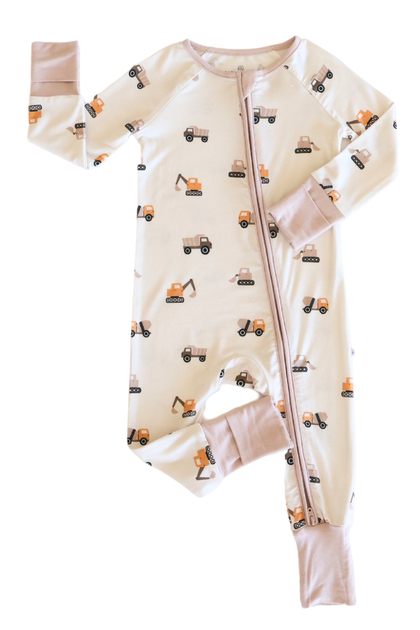 Caden Lane “Little Builder” Convertible Zip Romper