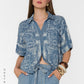Velvet Heart "Brandon" S/S Top-Bandana