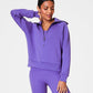 Spanx AirEssentials Half Zip-Vibrant Lilac