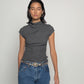 Nation LTD Katie Top-Marled Grey