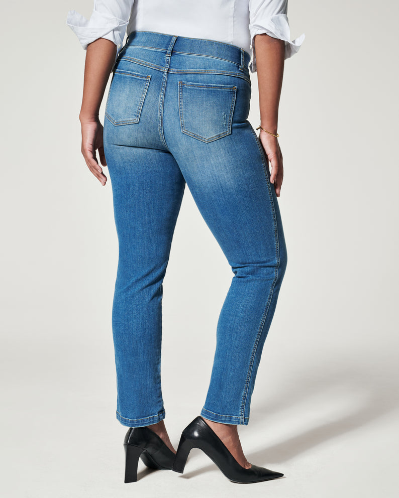Spanx Straight Leg Jeans-Vintage Indigo