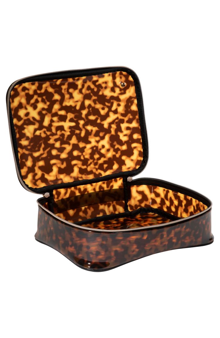 Stephanie Johnson Miami Tortoise Claire Jumbo Makeup Case