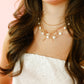 Beaded Blondes "Sadie" Gold Necklace 16"