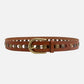 Amsterdam Heritage  “Jasmyn” | Studded Western Belt- Cognac