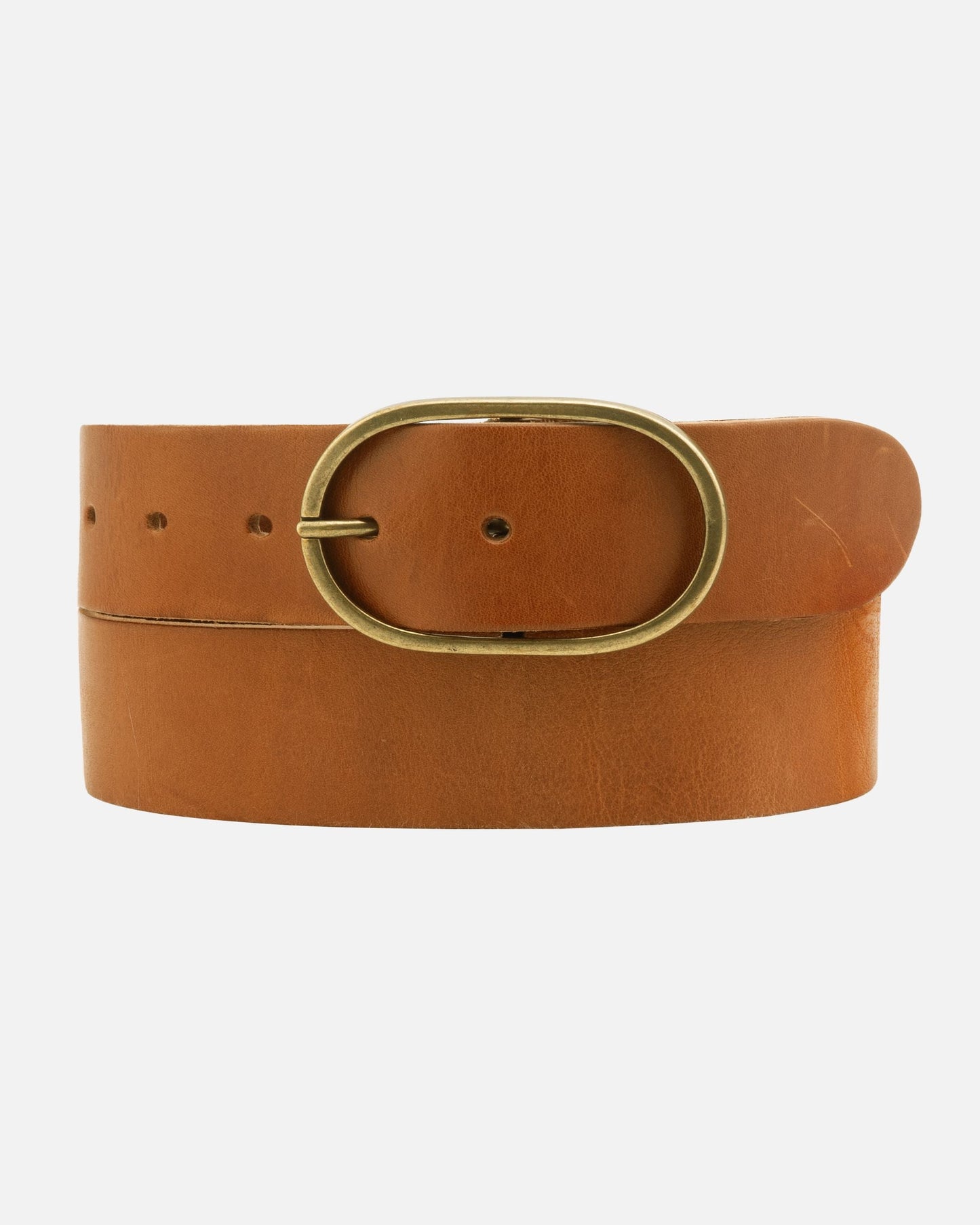 Amsterdam Heritage  “Fien” | Classic Leather Belt- Cognac