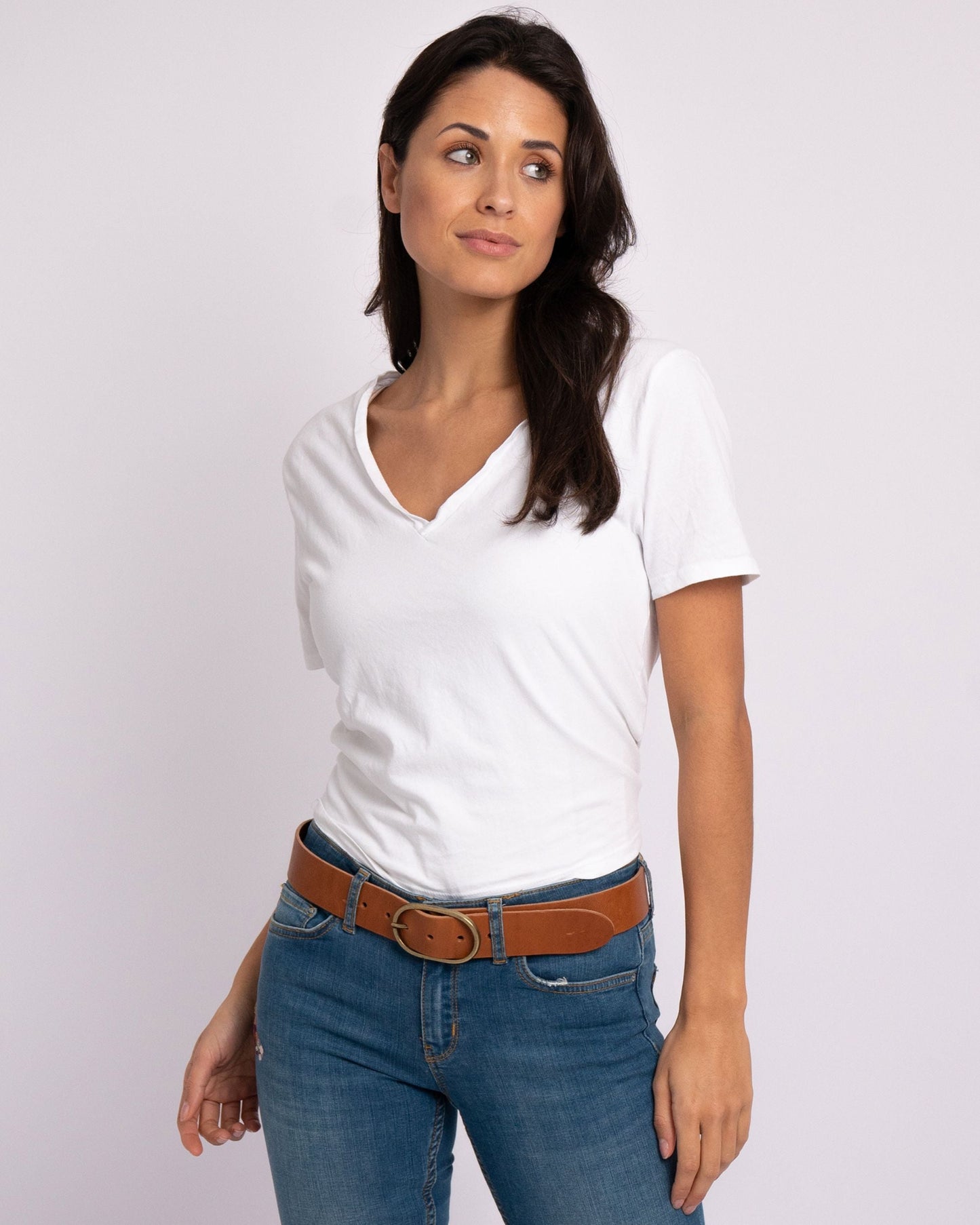 Amsterdam Heritage  “Fien” | Classic Leather Belt- Cognac