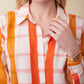 Spartina 449 "Aida" Relaxed Buttondown Blouse- Richmond Hill Plaid
