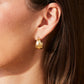 Spartina 449 SP Hawser Hoop Earrings-Gold