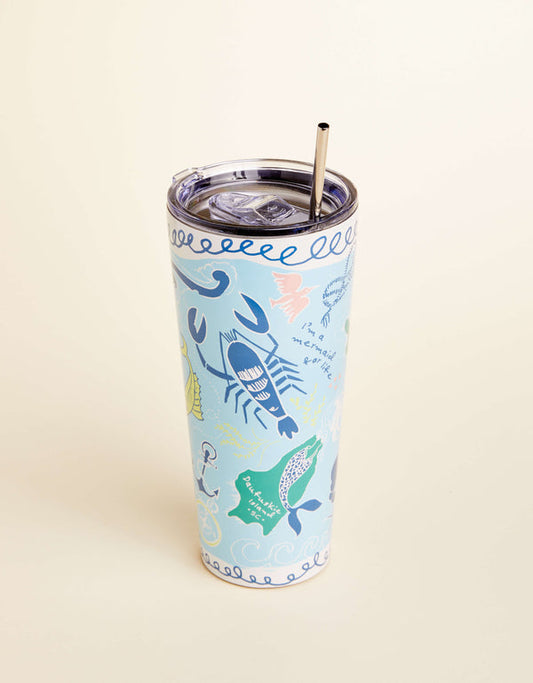 Spartina 449 Stainless Steel Drink Tumbler 30oz.- Overboard