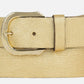 Amsterdam Heritage "Dana" | Metallic Iguana Textured Leather Belt