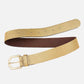 Amsterdam Heritage "Dana" | Metallic Iguana Textured Leather Belt