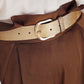 Amsterdam Heritage "Dana" | Metallic Iguana Textured Leather Belt