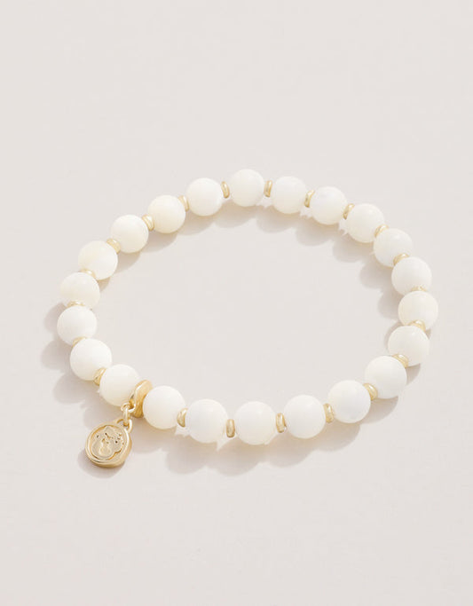 Spartina 449 Bryant Stretch Bracelet 8mm-MOP