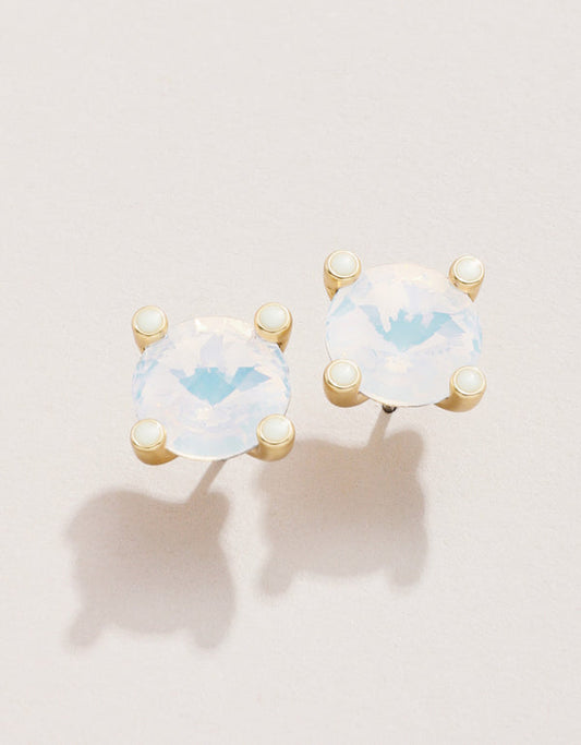 Spartina 449 Clara Stud Earring -White Opal