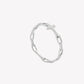 Rizen Chain Breaker Cross Ring-Silver