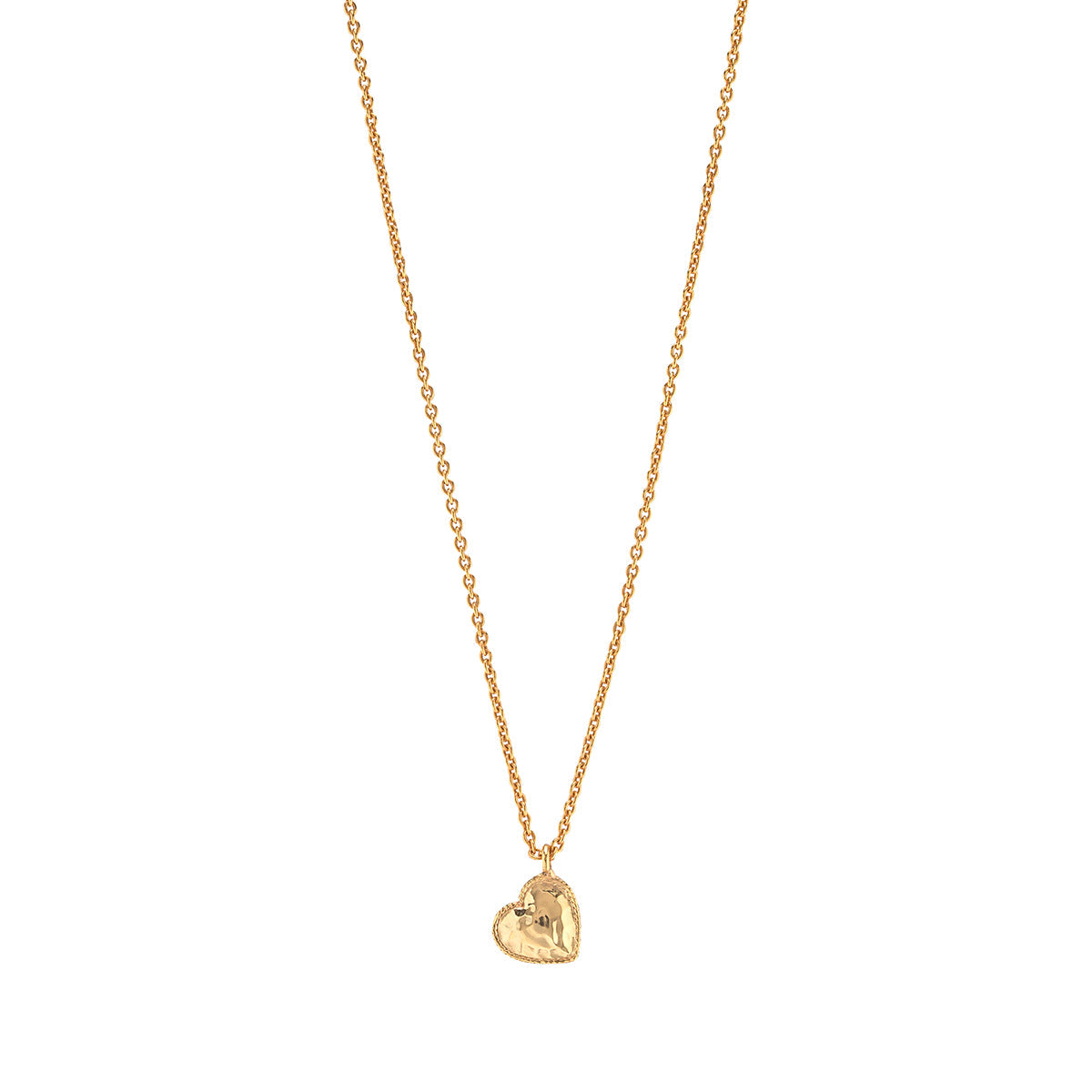 Capucine de Wulf “Love Heart” Charm Necklace 16"+2"-Gold