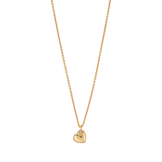 Capucine de Wulf “Love Heart” Charm Necklace 16"+2"-Gold