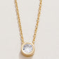 Spartina 449 Sea La Vie 18” Necklace -Ray of Hope/Gem - Gold