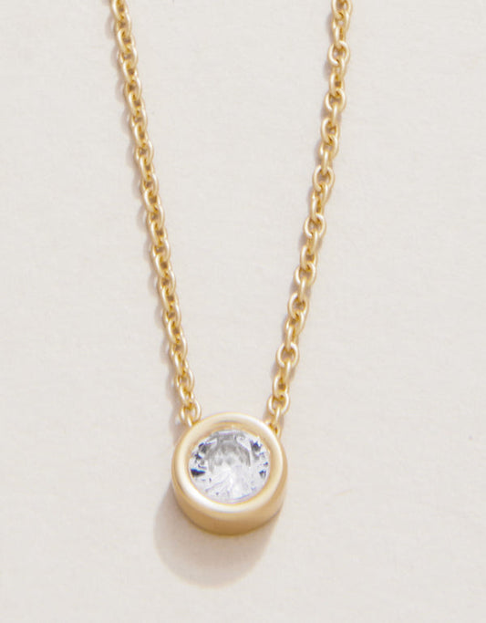 Spartina 449 Sea La Vie 18” Necklace -Ray of Hope/Gem - Gold