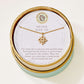 Spartina 449 Sea La Vie 18” Necklace-Never Give Up/Lotus-Gold